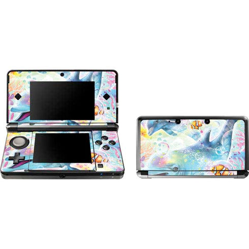 Pastel Dolphins by Sheena Pike Nintendo Skins